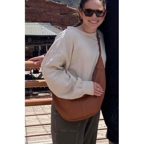 FREE PEOPLE Idle Hands Sling in Bronzer Brown NWT - Picture 1 of 8